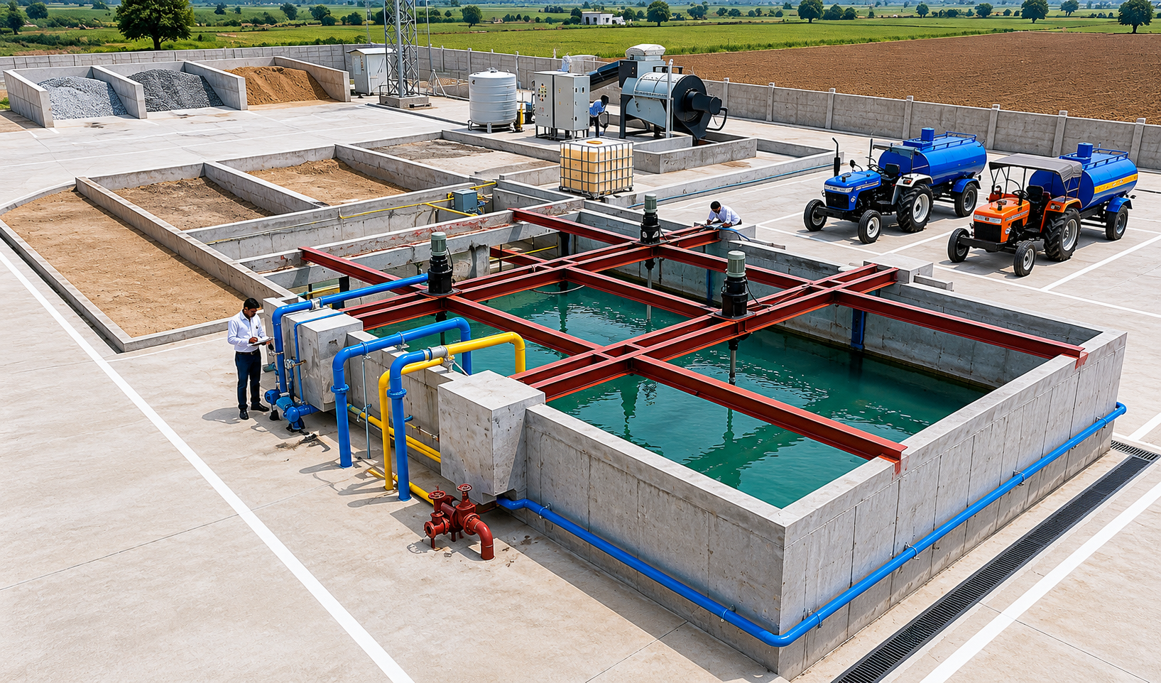 KBR BioResources Feedstock Reception — Biogas Plant Pre-Treatment India