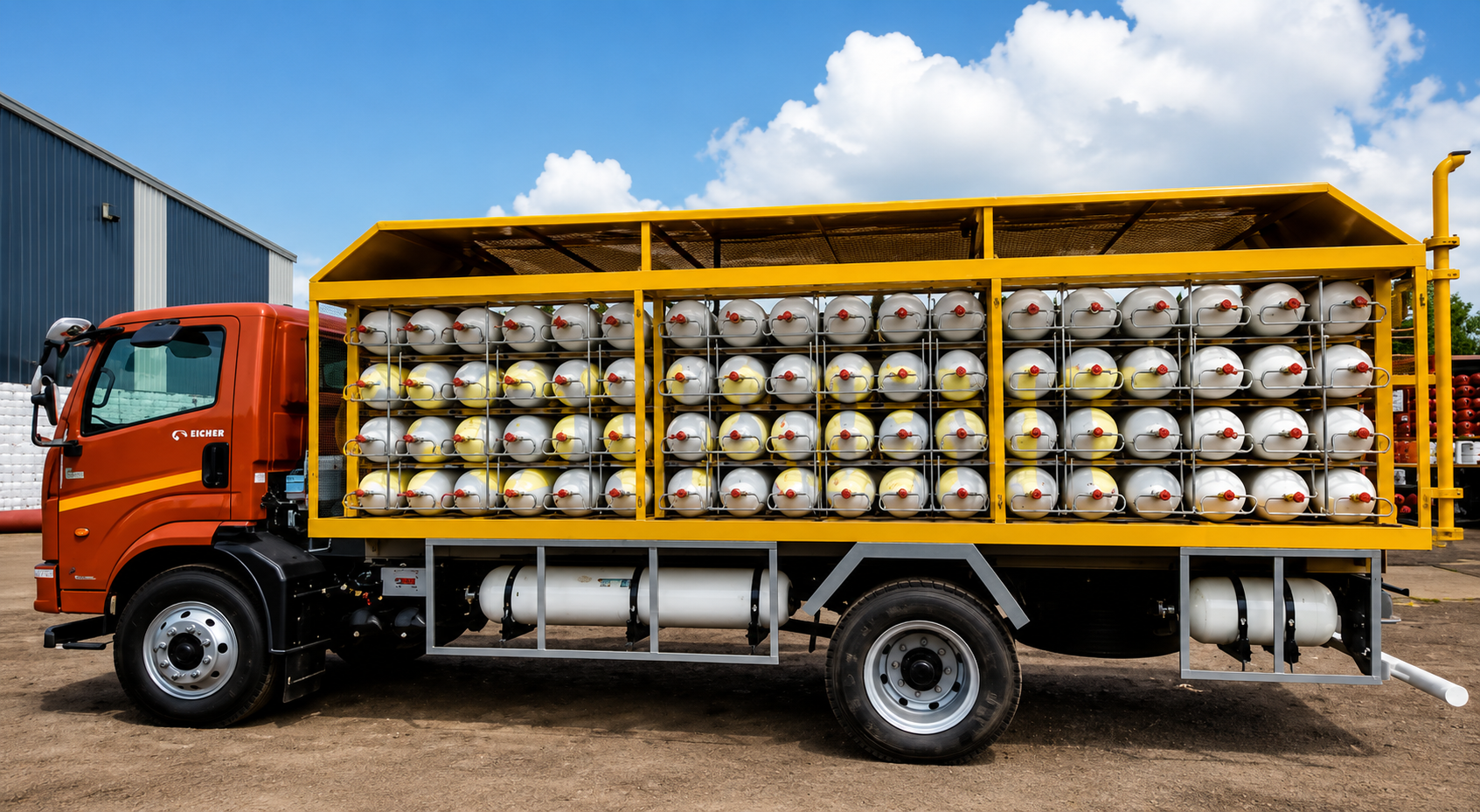 KBR BioResources CBG Distribution — Bio-CNG Gas Tanker Transport India